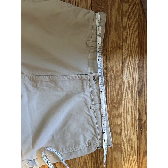 VTG Polo Ralph Lauren Gordon Pants Mens 35x30 Khaki Classic Chino USA Made Tan - Picture 6 of 7